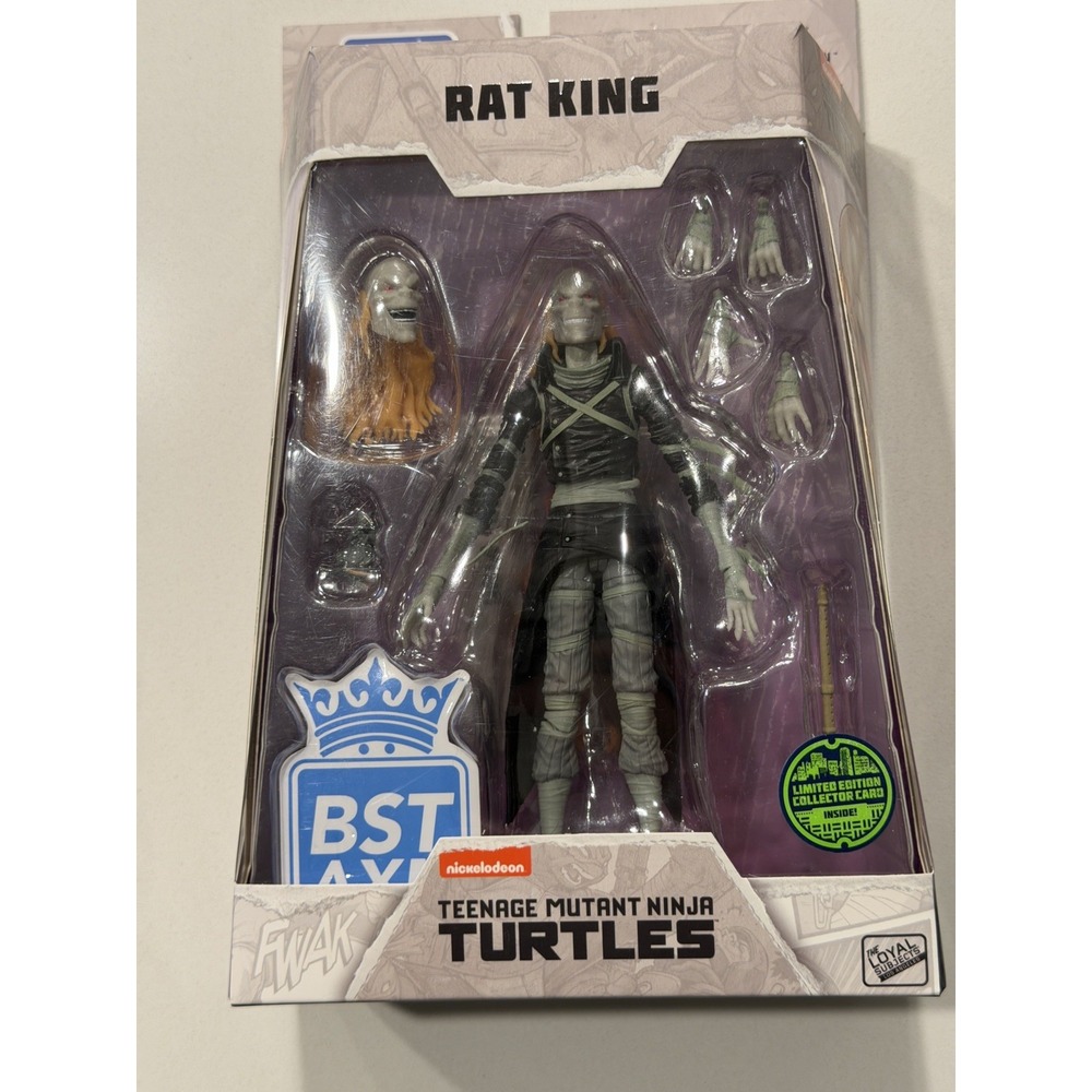 TMNT Rat King BST AXN The Loyal Subjects Action Figure IDW Comics NIB